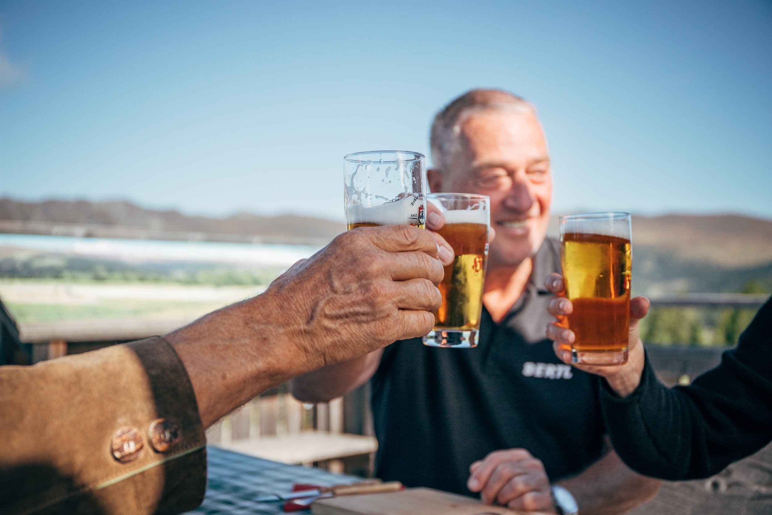 auf der Terrasse